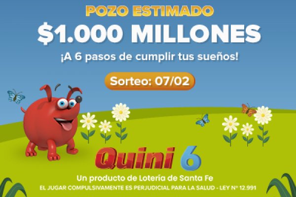 ¡Esta noche se viene un pozo de $1.000 millones en el Quini 6!