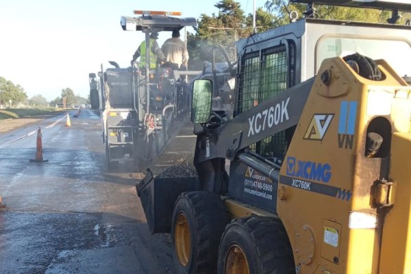 Vialidad Nacional avanza en mejoras del acceso a puertos en Timbúes