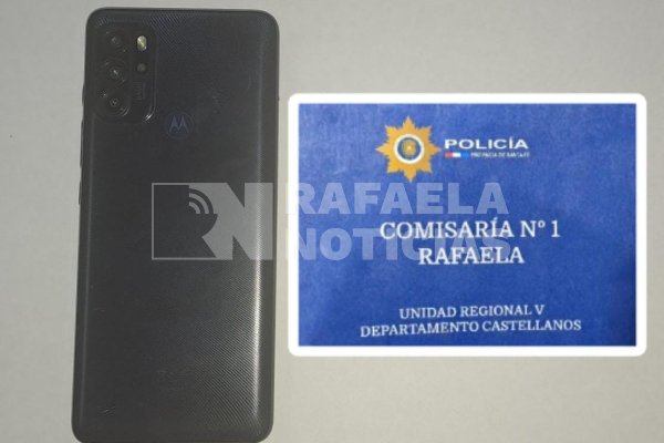 Secuestraron un celular que había sido robado en un asalto a mano armada