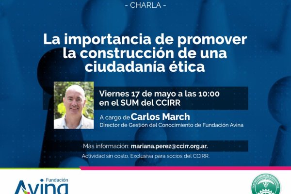 Charla “La importancia de promover la construcción de una ciudadanía ética”