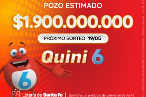 Este domingo el Quini 6 pone en juego un pozo increíble de $1.900 millones estimados