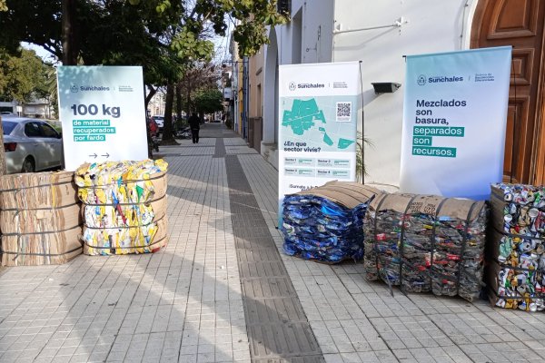 Sunchales: por el Día Mundial del Medio Ambiente el Municipio promovió la separación de residuos