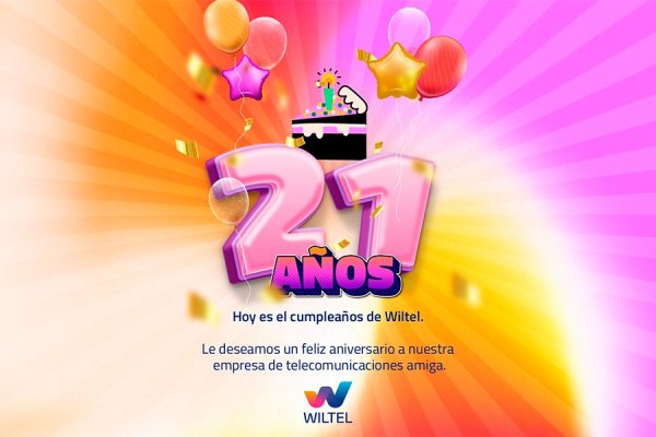 ¡Wiltel celebra 21 años con grandes sorteos!