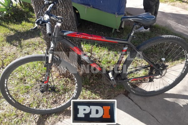 La PDI descubrió a un sujeto intentando robar una bici desde una escuela