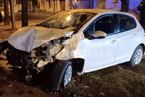 Fuerte choque en barrio 9 de julio: un joven resultó con heridas de gravedad