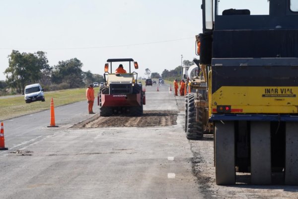 Autopista Rosario- Santa Fe: avanzan las reparaciones en más de 90 kilómetros