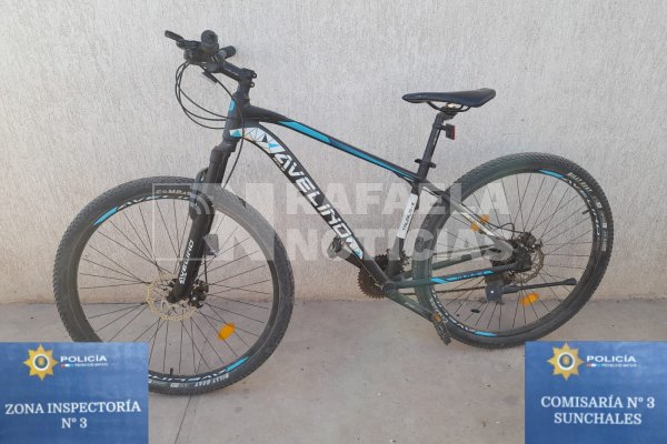 Sunchales: recuperaron una bicicleta robada horas antes
