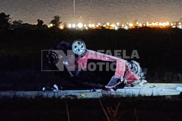 Accidente fatal en la Variante Rafaela: volcó un auto y una persona perdió la vida