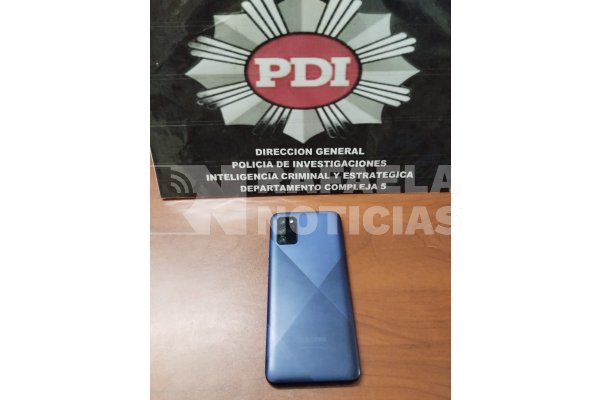 La PDI recuperó un celular robado hace más de un año