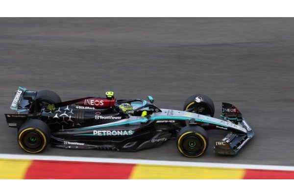 Fórmula 1 en Spa: en pista ganó Russell, peo lo desclasificaron y celebró Hamilton