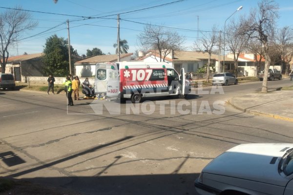 Siniestralidad vial: una ciclista resultó herida en barrio 9 de Julio