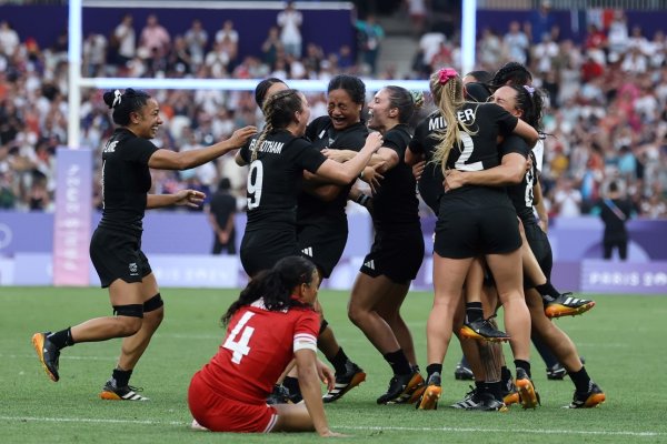 ¡Temibles!: así festejaron las jugadoras neozelandesas del Rugby 7s, tras la dorada en Paris 2024