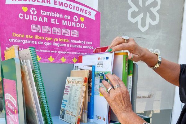 El Instituto para el Desarrollo Sustentable continua con la campaña de reciclaje de libros