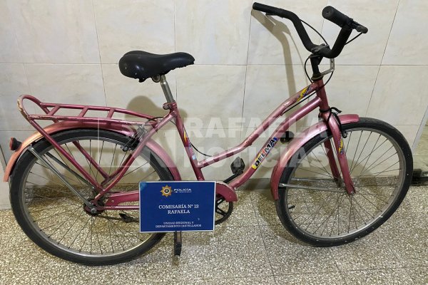 Robos y hallazgos de bicicletas en Rafaela y la Región