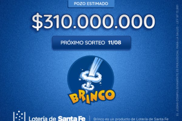 ¡Una nueva oportunidad! El Brinco quedó vacante y el próximo domingo te espera un pozo de $310 millones