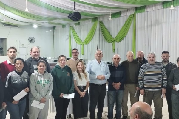 Calvo se reunió con dirigentes de diferentes instituciones deportivas de Rafaela