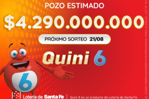 ¡Quini vacante! Ahora tenés la chance de jugar por $ 4.290 millones