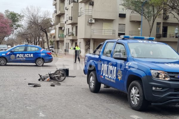 Otro choque en uno de los "puntos negros" del tránsito rafaelino