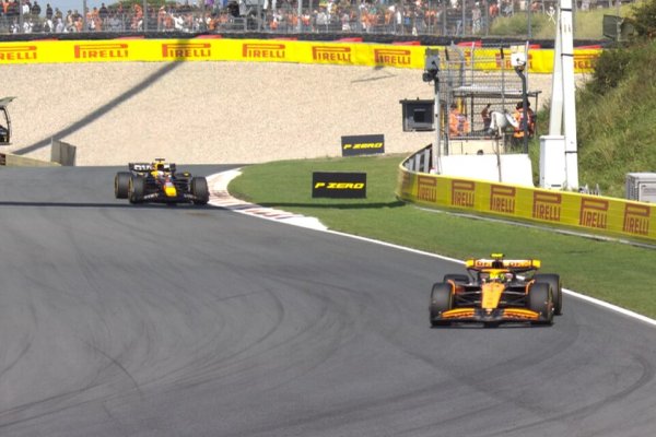 Norris ganó en Zandvoort y le cortó el invicto a Verstappen