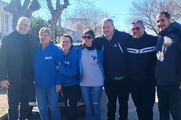 Calvo estuvo presente en la largada de la 4ta fecha del Rally santafesino de regularidad