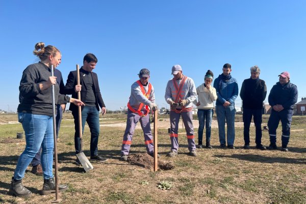 El Municipio plantó 60 especies de árboles en barrio Mora