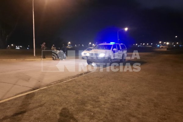 Exclusivo: intentó darse a la fuga en un control y tuvo que ser reducido entre varios