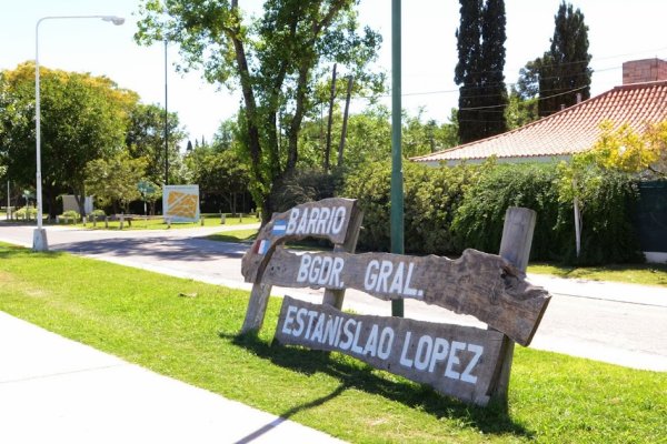 Continúan las obras de repavimentación en barrio Brigadier López