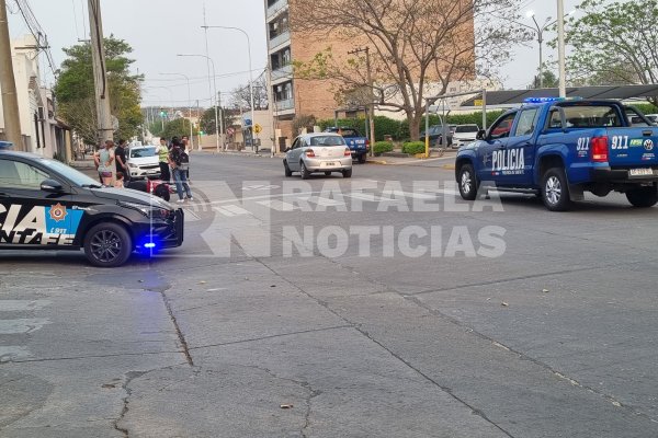 Accidente en un cruce complicado de avenida Fanti