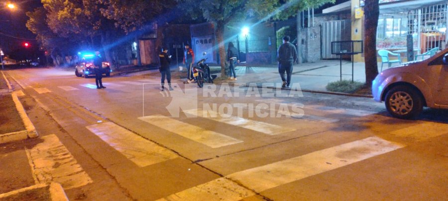 Un motociclista lesionado en el accidente.