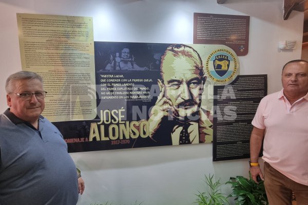 Día del Trabajador de Vestido: descubrieron una intervención artística en homenaje a José Alonso