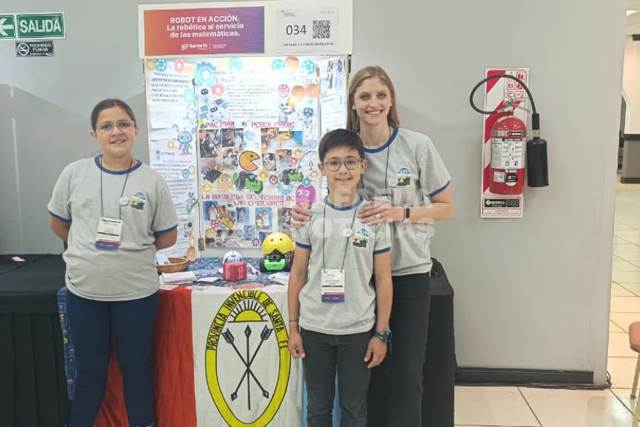 Stand del proyecto en la Feria de Ciencias.