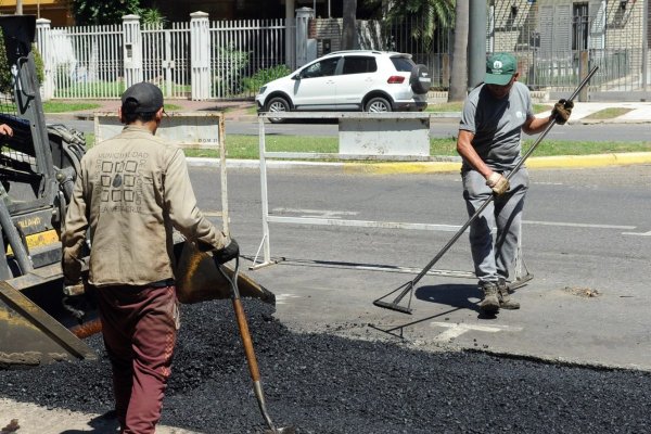 En octubre se repararon más de 4700 m2 de calles y avenidas de la ciudad