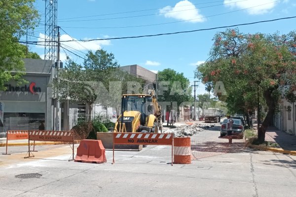 Barrio San Martín: nuevo reemplazo de cañería cloacal con  restricciones al tránsito