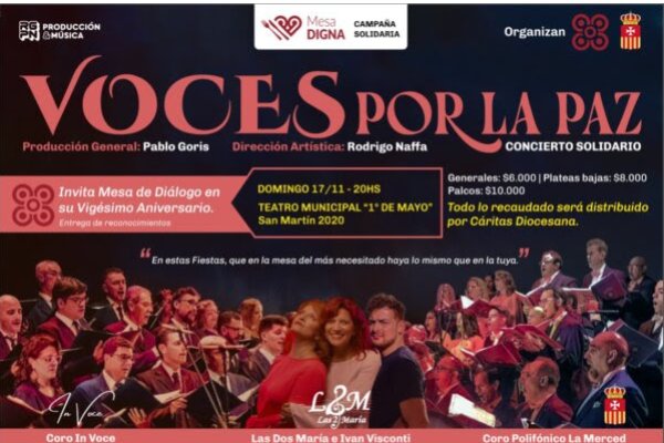 Concierto “Voces por la Paz”