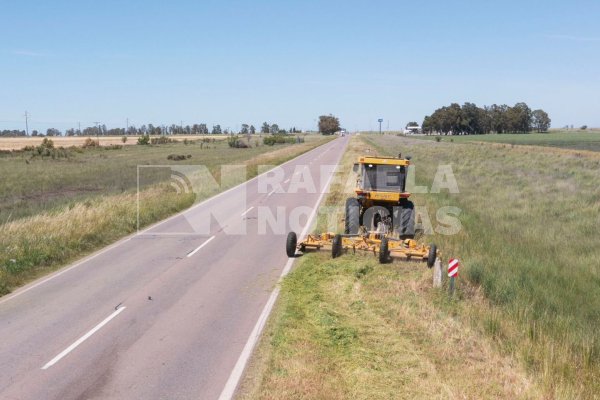 Provincia licita 25 zonas para mejorar el corte de pasto en sus ruta