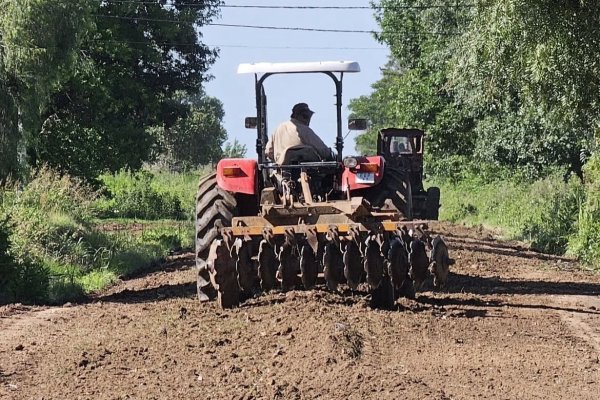 Nuevas obras de ripio en más de 30 cuadras de Humberto Primo