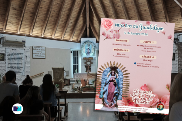 La Parroquia Nuestra Señora de Guadalupe celebra su fiesta patronal este 12 de diciembre