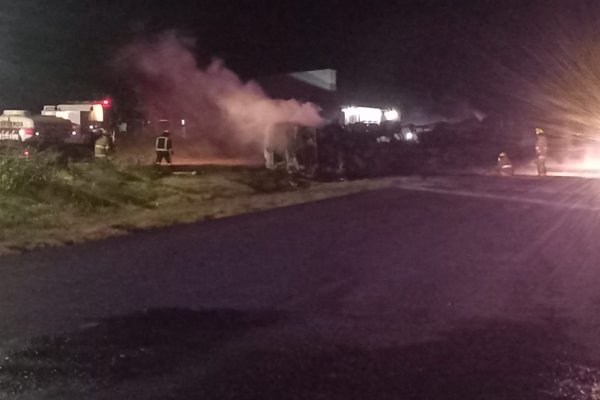 Corte en la Ruta 34 por un camión volcado a la altura de Ataliva