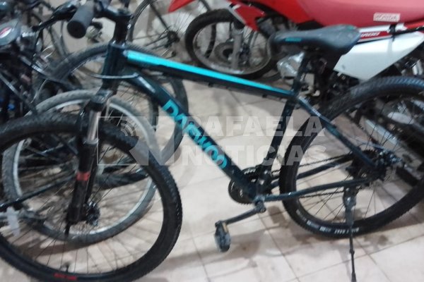 Un hombre detenido con una bicicleta sospechosa en Rafaela