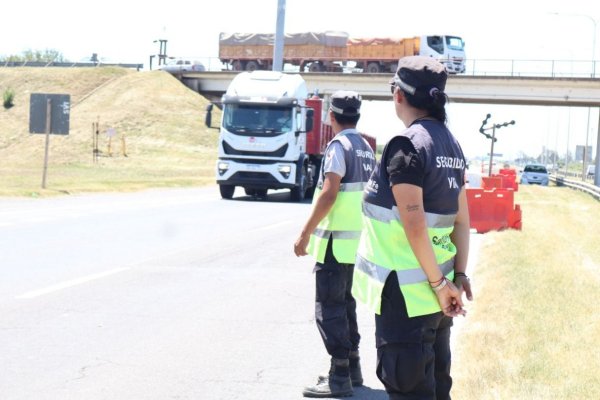 Obras del tercer carril: continúan los operativos de tránsito en la Autopista Rosario-Santa Fe