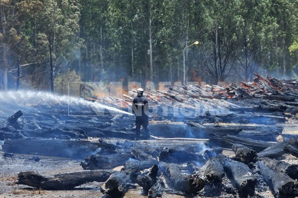 Brigadistas santafesinos lograron controlar voraz incendio en Capitán Bermúdez