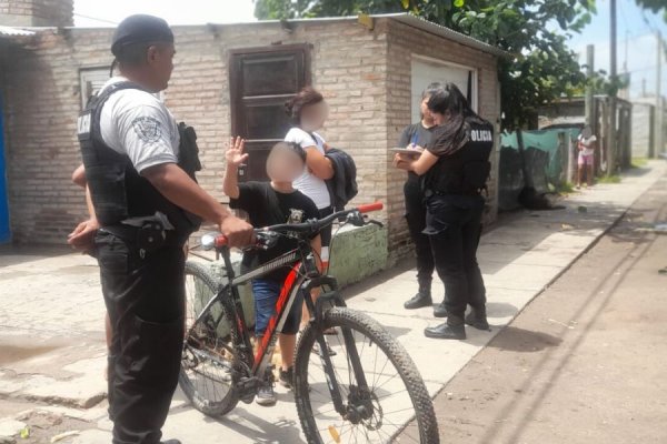 Barrio 2 de abril: recuperaron una bicicleta que había sido robada