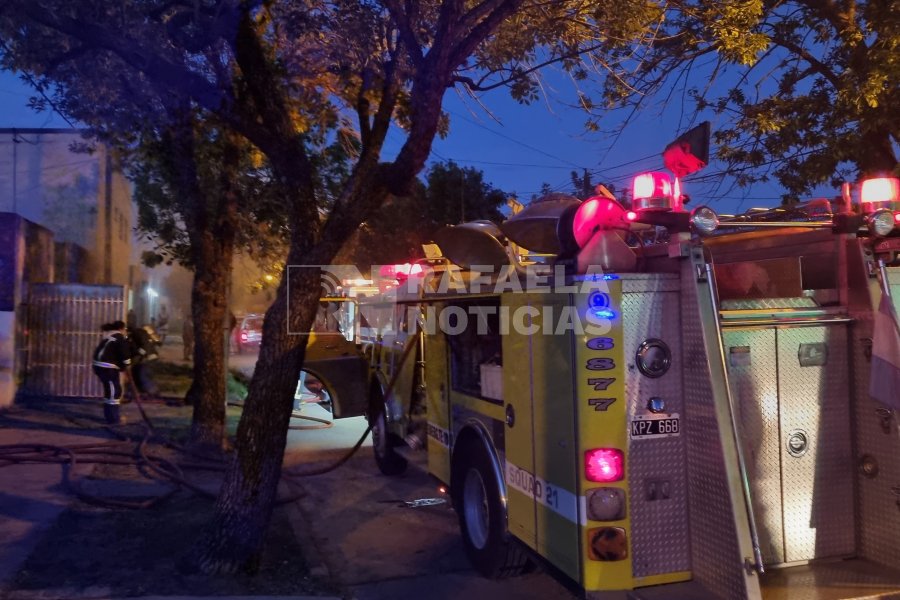 Falleció el hombre que había sido rescatado en el incendio de barrio Villa Rosas