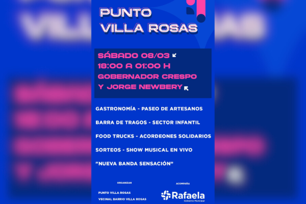 Punto Villa Rosas conmemora el Día de la mujer con ferias y actividades para todos