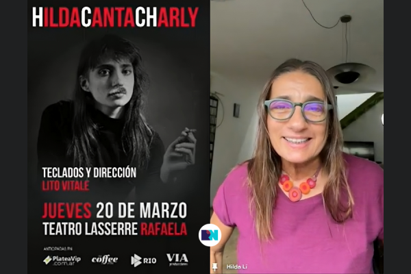 Hilda Lizarazu llega a Rafaela con su homenaje a Charly García