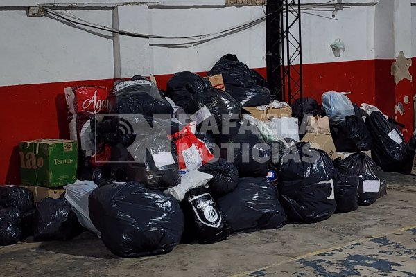 Solidaridad en Rafaela: vecinos colaboraron con donaciones para Bahía Blanca