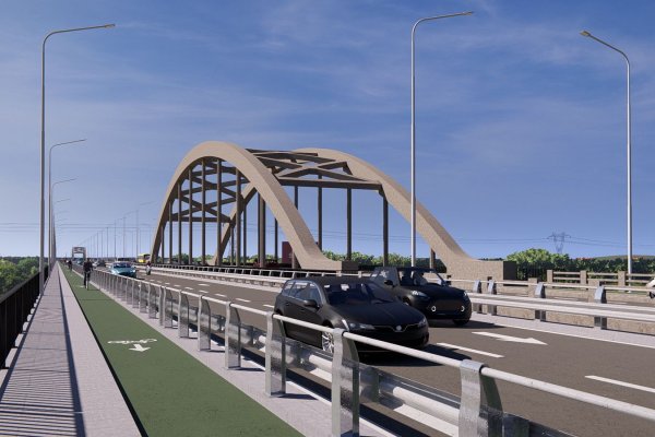 Iniciaron las obras para el nuevo puente Santa Fe - Santo Tomé